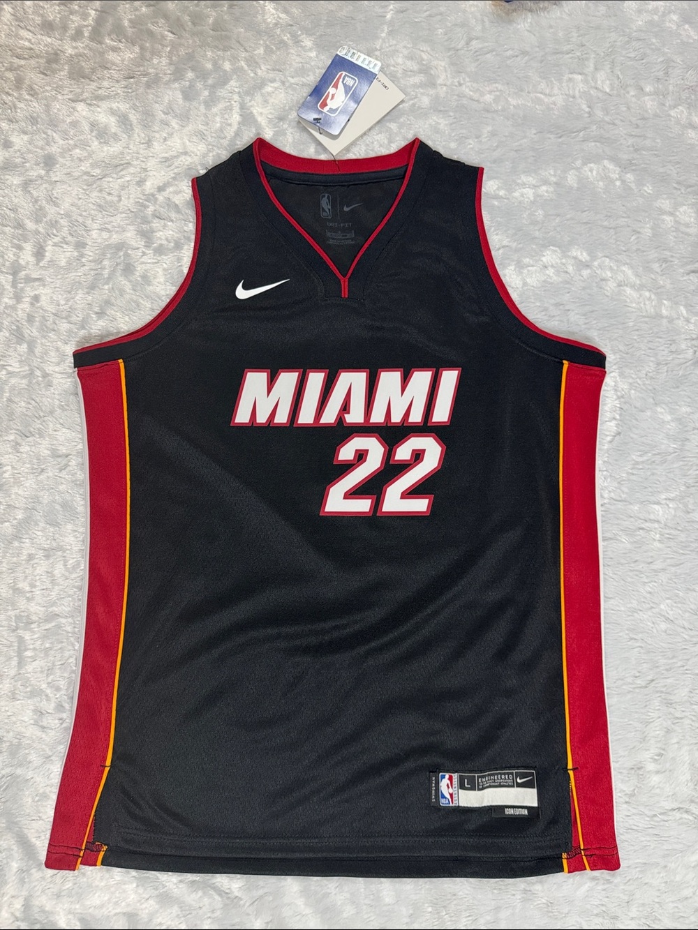 Jimmy Butler Miami Heat Nike Swingman Black Jersey Youth Icon Edition 2022/23